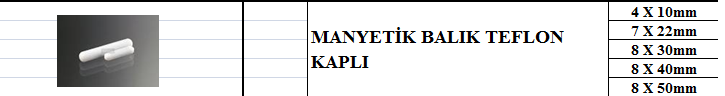 Manyetik Balık Teflon Kaplı