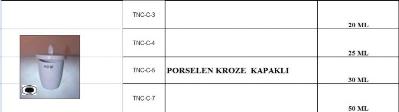 Porselen Kroze Kapaklı 