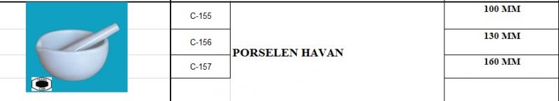 Porselen Havan 