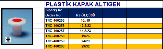 PLASTİK KAPAK ALTIGEN 