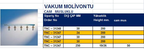 VAKUM MOLİVONTU