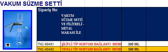 VAKUM SÜZME SETTİ